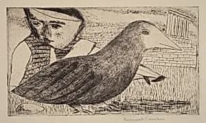 Untitled (Man and Bird)