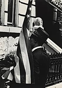 Untitled (Man with Flag)