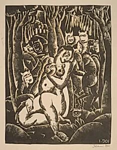 Untitled (Nude with Demons)