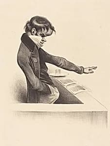 Viennet a la Tribune by Honoré Daumier