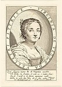 Virginia da Vezzo by Claude Mellan
