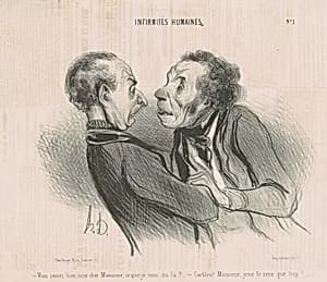 Vous sentez bien, mon cher monsieur... by Honoré Daumier