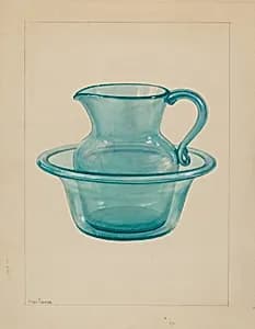 Wash Bowl and Pitcher by Charles Caseau