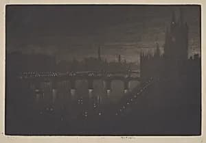 Westminster, Evening by Joseph Pennell