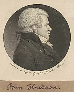 William Hudson by Charles B. J. Févret de Saint-Mémin