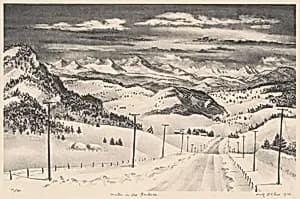 Winter in the Rockies