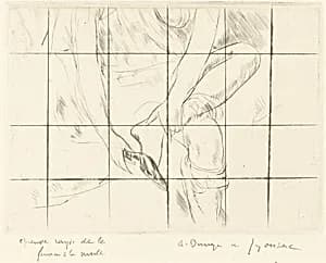 Woman with Slipper (La Femme a la mule) by André Dunoyer de Segonzac