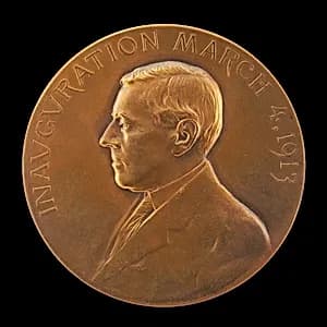 Woodrow Wilson Inaugural Medal [obverse]