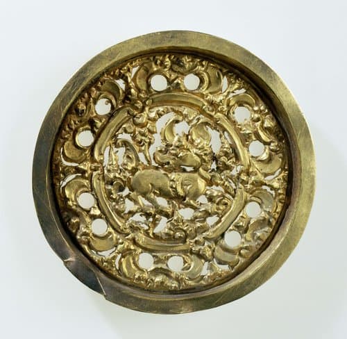 Decorative Plate from an Ear Disc by anonymous