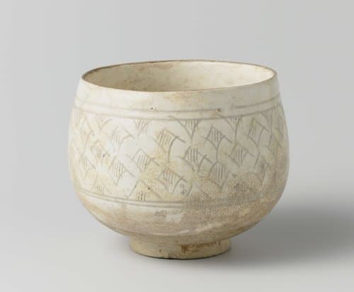 Bowl with an incised lozenge decoration by anonymous; anonymous