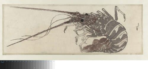 The Lobster by Katsushika Hokusai