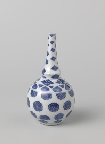 Rosewater sprinkler or bottle with roundels and lozenges by anonymous
