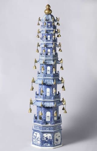 Model of a pagoda by anonymous