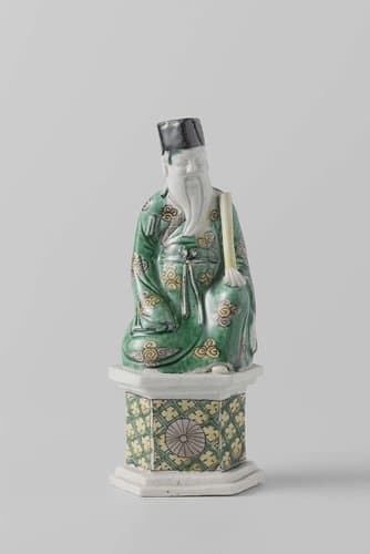 Seated figure of Zhang GuoLao, one of the Eight Immortals by anonymous