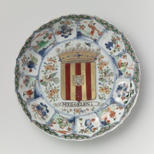 Saucer-dish with the arms of Mechlin by anonymous