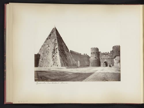 Pyramide des Cestius. Roma by anonymous