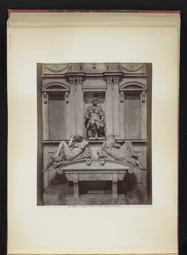 Firenze - S. Lorenzo - Monumento di Giuliano de'Medici di Michelangiolo by Giacomo Brogi