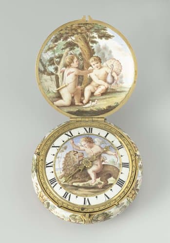 Horloge by J. Vrijthoff le Jeune (1646-1730)