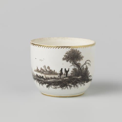 Suikerpot met riviergezicht by Manufacture Oud-Loosdrecht
