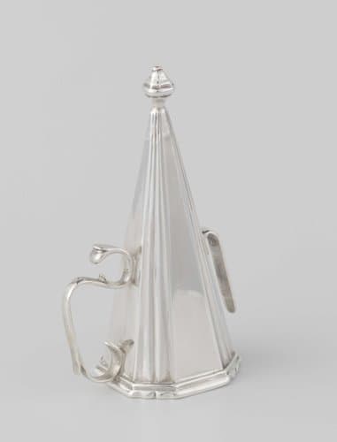 Kegelvormige domper van zilver by anonymous