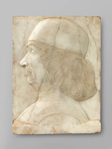 Portret van Gentile Bellini (1429-1507) by Tullio I Lombardo