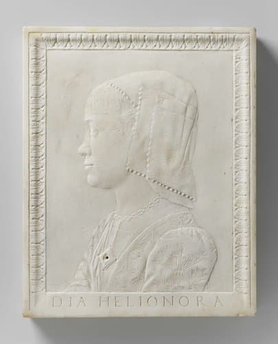 Eleanora of Aragon by Giovanni Cristoforo Romano; Sperandio di Bartolommeo Savelli