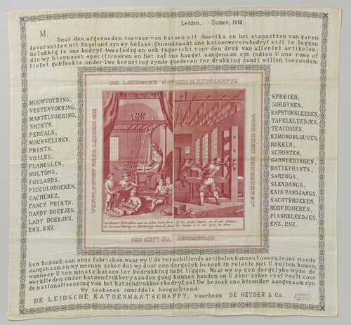 Doek van katoen by De Leidsche Katoenmaatschappy