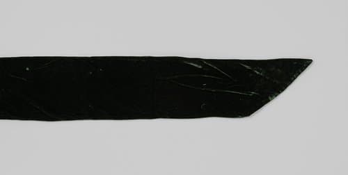 Japonslip of ceintuur van groen fluweel by anonymous