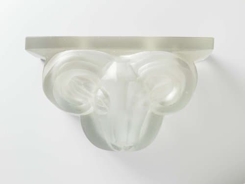 Console in de vorm van een ramskop by Royal Leerdam Crystal