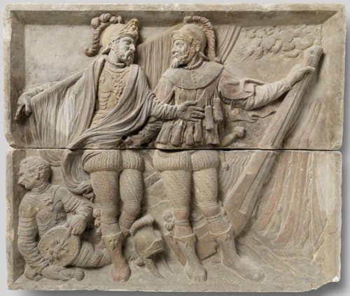 Soldiers at an Encampment by anonymous