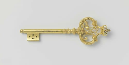 Kamerheersleutel met het monogram van hertog Max Joseph van Beieren by anonymous