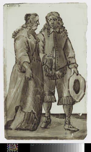 Ruit met man en vrouw by anonymous