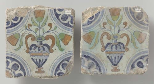 Twee tegels by anonymous