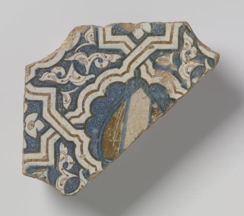 Fragment van een tegel by anonymous