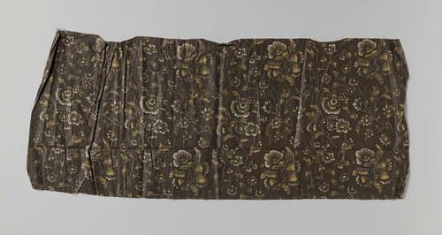Fragment bedrukte katoen by Unknown Artist
