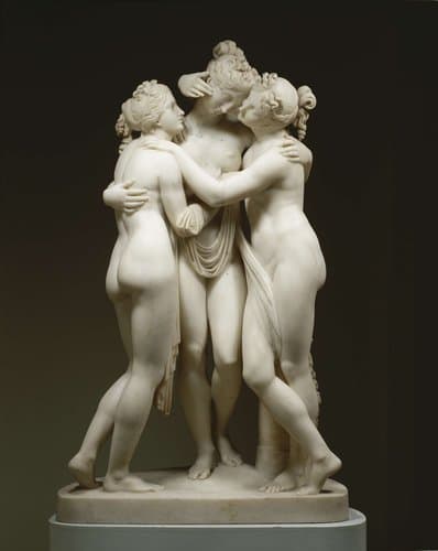De drie gratiën by Antonio Canova