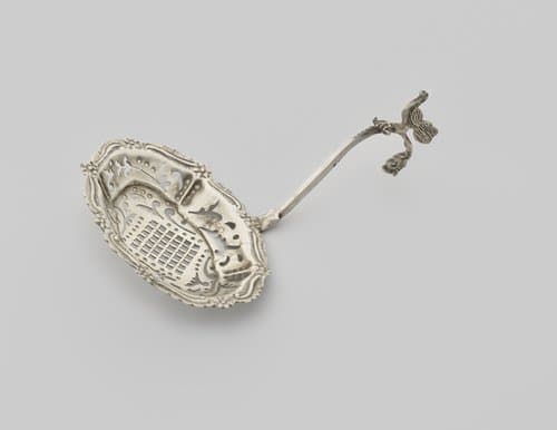 Strooilepel van zilver