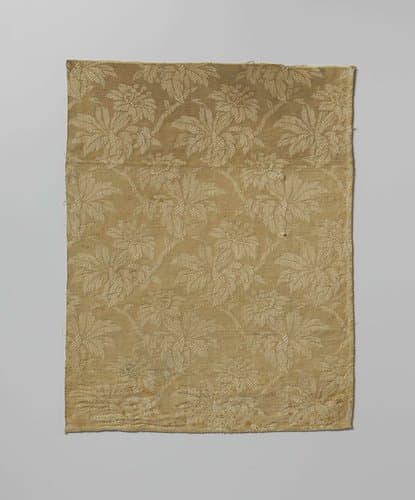 Fragment van een katoenen weefsel (wandbespanning?) by Unknown Artist