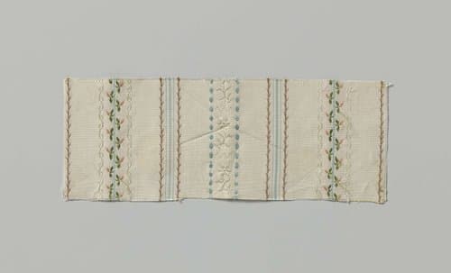Fragment veelkleurige gestreepte zijden mexicaine by anonymous