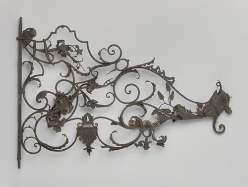 Fragment van een arm voor een uithangbord by Unknown Artist