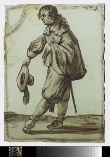 Ruit met groetende edelman by anonymous