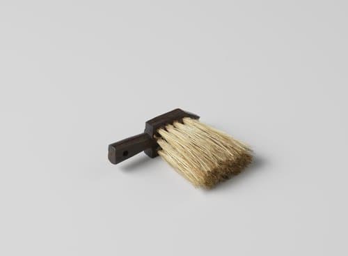 Stoffer met puntig uitlopende rug en gladde steel by anonymous