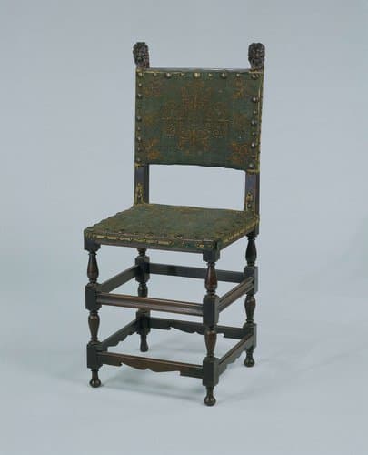 Stoel van palissanderhout by anonymous