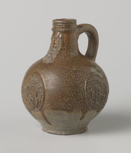 Jug (Bartmann jug) with the coat of arms of Amsterdam by anonymous