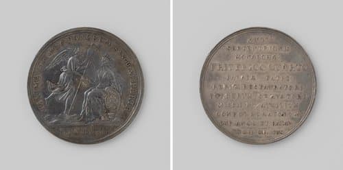 Slag bij Blenheim, ter ere van de hulptroepen, gezonden door Frederik IV van Denemarken by anonymous