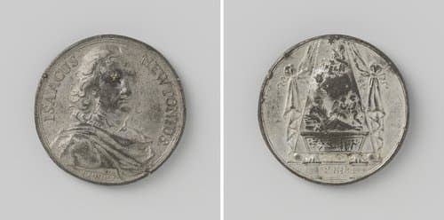 Overlijden van sir Isaac Newton by Jean Dassier