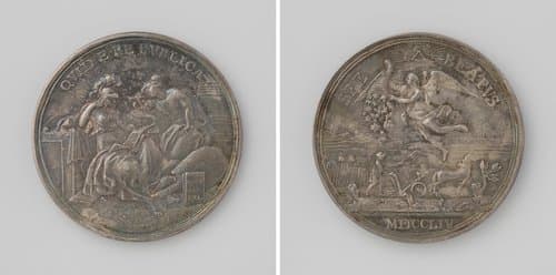 Aanvang van het jaar 1754 by Johan George Holtzhey