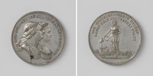Terechtstelling van Lodewijk XVI en Marie Antoinette by Johann Matthias Reich