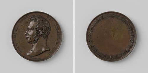 Willem I Frederik, koning der Nederlanden by Joseph Pierre Braemt