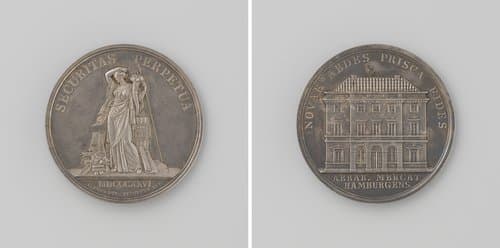 Voltooiing van de bank te Hamburg